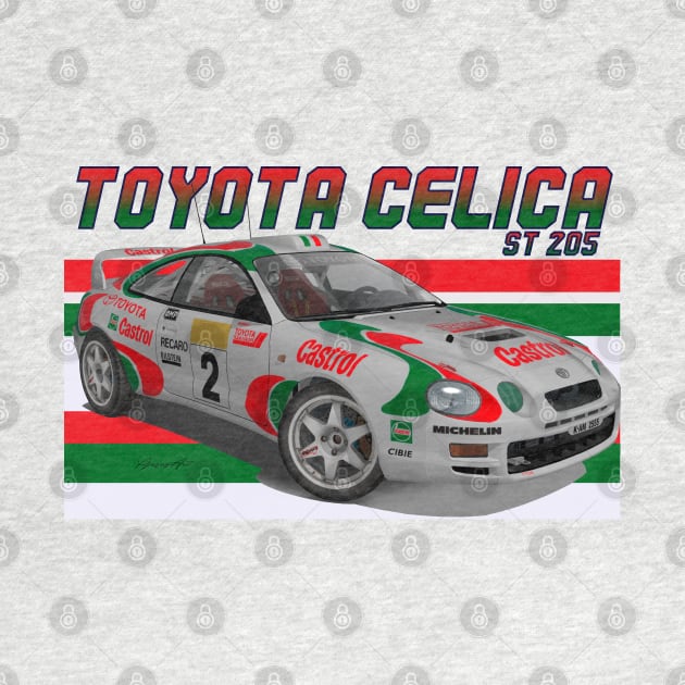 Toyota Celica ST205 by PjesusArt